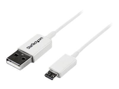 StarTech.com 1 m witte micro USB-kabel - A naar micro B