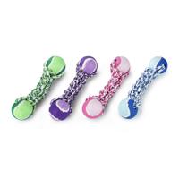 Speeltouw Met 2 Tennisballen Extra Stevig - thumbnail