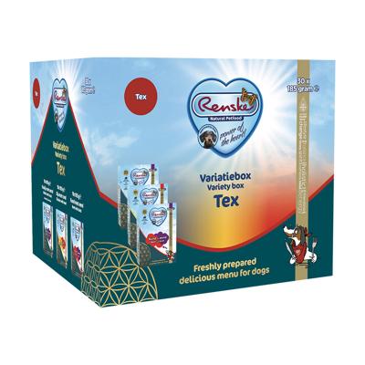 Renske Variatiebox Tex vers bereid natvoer hond (tetra) 1 tray (30 x 185 g)