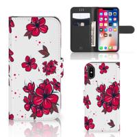 Apple iPhone X | Xs Hoesje Blossom Red - thumbnail