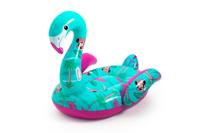 Bestway opblaasdier flamingo junior 173 x 170 cm PVC blauw/paars - thumbnail