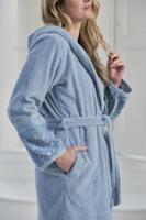 Pip Studio Pip Studio Soft Zellige Bathrobe Blue Grey S - thumbnail