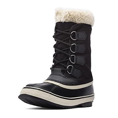 Sorel Winter Carnival Wp Dames Sneeuwlaars Black, Stone 8,5