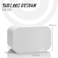 ArtSound: UNI40 Satelliet Speakers (2pc), 20 - 100 W - Wit - thumbnail