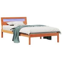 Bedframe Wasbruin 100 x 200 cm Massief grenenhout - thumbnail