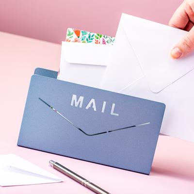 Trendform Mail Letter stand - zilverblauw