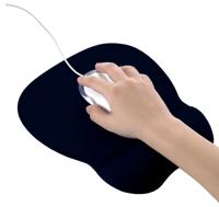 Muismat+polssteun quantore gel zwart - thumbnail