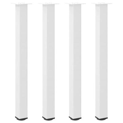 Bartafelpoten 4 st 90-92 cm staal wit
