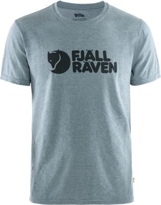 Fjallraven Logo T-shirt Heren Blauw