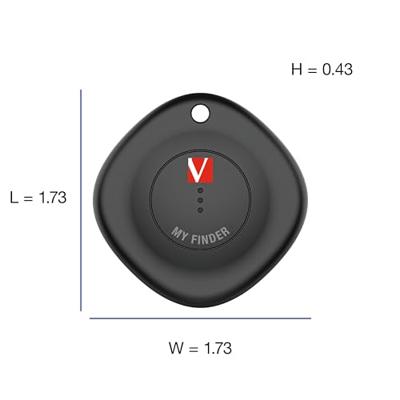 Verbatim MYF-02 MyFinder Bluetooth tracker Zwart, Wit Verbatim MYF-02 MyFinder Bluetooth tracker Zwart, Wit