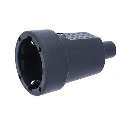 AS Schwabe 62225 Koppeling met randaarde PVC 230 V Zwart IP20