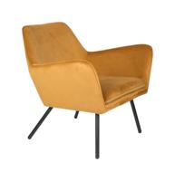 ZILT Fauteuil 'Bon', Velvet, kleur Goud - thumbnail