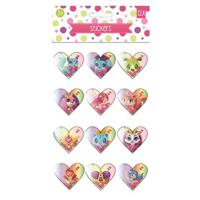 W&O stickervel 3D huisdier junior 27,5 x 14 cm papier 12-delig - thumbnail