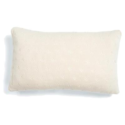 Essenza Essenza knitted Ajour cushion Antique white 30x50