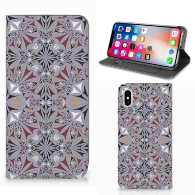 Apple iPhone Xs Max | Standcase | Flower Tiles