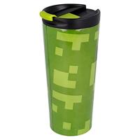 Minecraft Stainless Steel travel tumbler Creeper - thumbnail