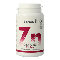 SoriaBel Zink bio-actief 22.5mg 90 Tabletten - thumbnail
