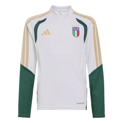 adidas Italië Trainingstrui 1/4-Zip 2026-2028 Kids Wit adidas Italië Trainingstrui 1/4-Zip 2026-2028 Kids Wit