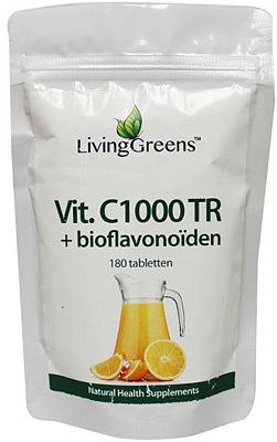 Livinggreens Vitamine C 1000mg TR 180 Tabletten