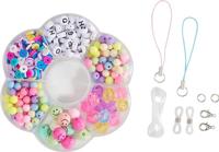 Set DIY kettingen voor telefoon RAINBOW SMILE FOLIA, 349 stuks meerkleurig - thumbnail