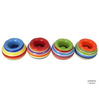 Svenska Living Asbak dolomite 11x6,5cm streep - thumbnail