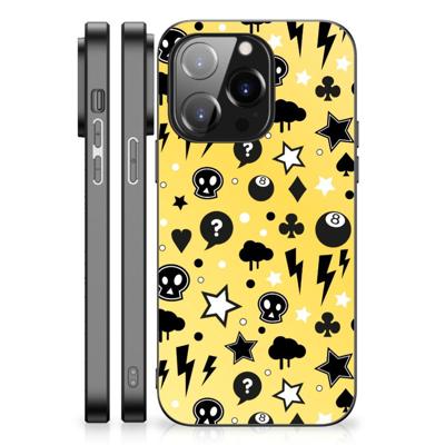 Telefoonhoesje iPhone 14 Pro Punk Geel Telefoonhoesje iPhone 14 Pro Punk Geel