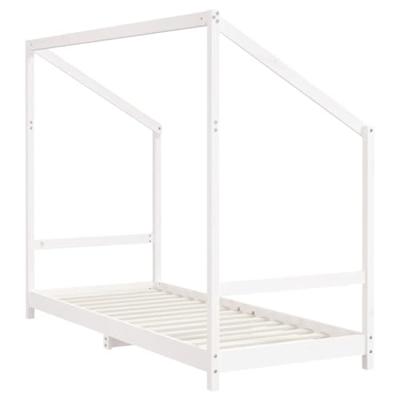 Kinderbedframe 80x200 cm massief grenenhout wit Kinderbedframe 80x200 cm massief grenenhout wit