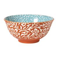 Schaaltje Moana groot - blauw/oranje - ø15.8x7.3 cm - thumbnail