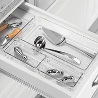iDesign - Lade Organizer, 15.2 x 30.5 x 5.1 cm, Kunststof, Transparant - thumbnail