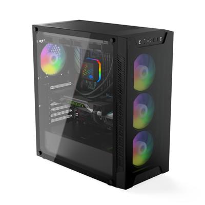 SilentiumPC Armis AR6X EVO TG ARGB Full Tower Zwart, Transparant SilentiumPC Armis AR6X EVO TG ARGB Full Tower Zwart, Transparant