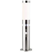 Brilliant G46789/82 Staande buitenlamp met bewegingsmelder Spaarlamp, LED E27, LED vast ingebouwd 60.84 W RVS - thumbnail