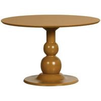 WOOOD Ronde Eettafel 'Blanco' Mangohout, 120cm, kleur Honing Geel - thumbnail