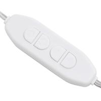 VidaXL Spiegelverlichting met 8 led-lampen warmwit en koudwit - thumbnail