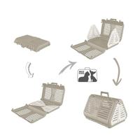 Rotho Toby Huisdieren Drager Antraciet - thumbnail