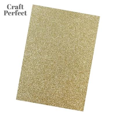 Craft Perfect By Tonic Studios Craft perfect • glitter a4 5 vellen 250g welsh gold