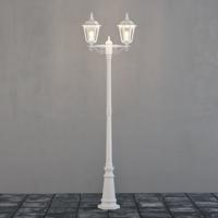 KonstSmide Klassieke staande lantaarnFirenze 2-lichts wit - 7234-250 - thumbnail