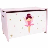 Houten speelgoeddoos - Ballerina Dancer - Fun House - H.40 X L.58 x D.36 cm - thumbnail