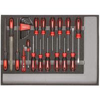 Gedore Gereedschapsset Schr. Dr. + Vijlen | CT-Module | 25-dlg - 3301683 - thumbnail