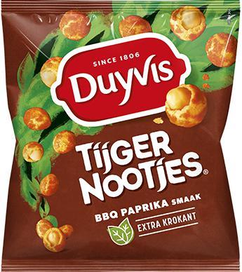 Duyvis Tijgernootjes BBQ Paprika Pinda Noten 275 gr bij Jumbo