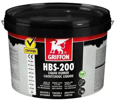Griffon HBS-200 liquid rubber - pot 1 l - beschermende coating