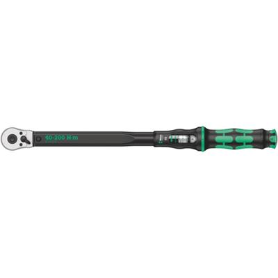 Wera Click-Torque C 3 draaimomentsleutel met omschakelratel, 1/2 duim, 40 - 200 Nm - 1 stuk(s) - 05075622001