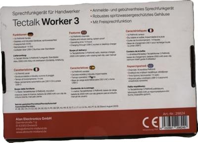 Albrecht Tectalk Worker 3 29824 PMR-portofoon Albrecht Tectalk Worker 3 29824 PMR-portofoon