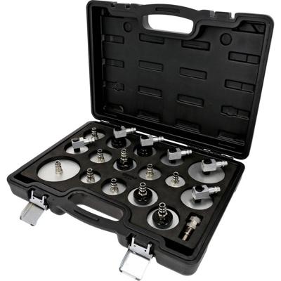 KS Tools 160.0815 Universele ontluchtingsnippel-adapterset voor remontluchting, 17-delig KS Tools 160.0815 Universele ontluchtingsnippel-adapterset voor remontluchting, 17-delig