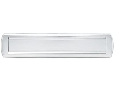 AXA Brievenbus Briefplaat Curve Plus Aluminium Naturel 340 x 74 mm