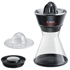 Citruspers - BOSCH - MCP72GPB VitaStyle Citro - Zwart/geborsteld roestvrij staal - 40 W - LED - Glazen container 1 L - universele kegel Citruspers - BOSCH - MCP72GPB VitaStyle Citro - Zwart/geborsteld roestvrij staal - 40 W - LED - Glazen container 1 L - universele kegel