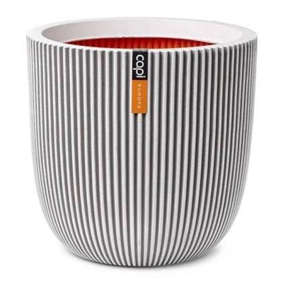 Capi nature groove nl bol bloempot 35x34 cm ivoor