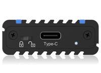 ICY BOX IB-1824ML-C31, Type-C® USB 3.1 (Gen 2) zu PCIe NVMe M.2 2230/2242/2260/2280 SSD M.2 SSD-behuizing USB-C 3.2 Gen 2 10 GBit/s M.2 PCIe NVMe 2230, 2242, - thumbnail