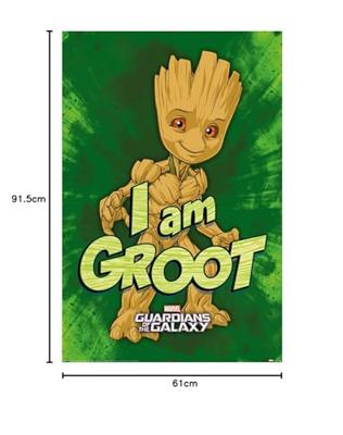 Marvel Poster Pack Guardians of the Galaxy I am Groot 61 x 91 cm (4)