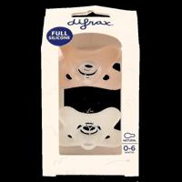 Siliconen fopspeen natural assorti 0-6 maanden 2 Stuks - thumbnail