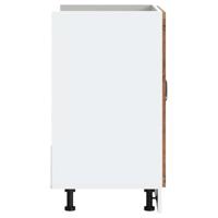 Spoelbakonderkast Kalmar 80x46x81,5 cm bewerkt hout oud hout - thumbnail